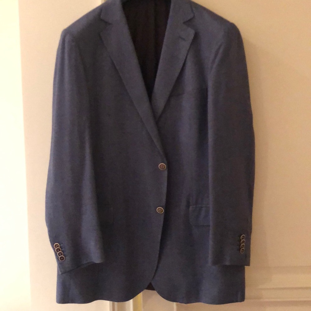 Blue z zegna sports coat.